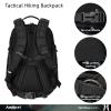 AMHEH 32L Tactical Commute Backpack  Suspended 17" Laptop Compartment, MOLLE, Water-Resistant for Office, Travel, Emergency (Black) view 3