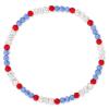Mikovivi Philadelphia Baseball Necklace, Shiny Baseballer Inspired Beaded Necklace Unisex Rhinestone Disco Ball Necklaces Athlete Sport Necklace Jewelry for Men Women Baseball Team Lovers view 1