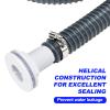 Saunke 1100gph Bilge Pump Installation Kit 12V with PVC Hose, Hose Clamps and Thru-Hull Fitting, 1-1/8 Inch view 3