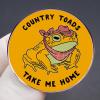 2 Toad Pins Animal Protection Button Pins, COUNTRY TOADS TAKE ME HOME Alloy Pins view 4