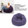 Asixxsix Inflatable Lounger Air Sofa, Flocking PVC Inflatable Couch Portable Folding Blow Up Sofa Inflatable Chair, Lazy Couch for Living Room Bedroom Balcony Office Camping Travel view 4