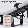 Folding Bed with Mattress, Foldable Camping Cot for Adults Portable Guest Beds with 4 Adjustable Positions for Home Office Indoor Outdoor Camp Beach Vacation(190 * 68 * 28cm) view 4
