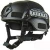 HISTOEG Airsoft Helmet and Face Mask, Airsoft Full Face Mask, Color Bullet PJ quick Helmet with Detachable and Adjustable Goggles, Front NVG Bracket and Side Rails, Medium, Black view 2