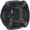 HISTOEG Airsoft Helmet and Face Mask, Airsoft Full Face Mask, Color Bullet PJ quick Helmet with Detachable and Adjustable Goggles, Front NVG Bracket and Side Rails, Medium, Black view 3