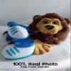 Eamior Vivid Happy Sports Lion Mascot Costume Adult Size for Men & Women with Built-in Fan Inside the Head view 3