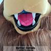 Eamior Vivid Happy Sports Lion Mascot Costume Adult Size for Men & Women with Built-in Fan Inside the Head view 4