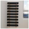 TREEYX 9 Tiers Wall Mount Yoga Mat Holder, Wooden Foam Roller Rack for Gym Studio Office Home (9 Layers 156Cm/61.4) view 1