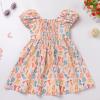 IBTOM CASTLE First Day of School Outfits: Toddler Girls Back to School Pencil Dress Causal Ruffle Bottom Swing Dress Summer School Picture First day of kindergarten Dress Peach Pink 7-8 Years view 4