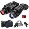 Miasazyr Night Vision Goggles - 4K Night Vision Binoculars for Adults, 1312FT Digital Night Vision, Head-Mounted Infrared Goggles for Viewing in The Dark, 8X Digital Zoom view 1