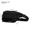 AMHEH 3.5L Tactical Fanny Pack for Men  Spacious Anti-Theft Waist Bag with Hidden Pocket for Urban Commute & Day Hikes, Fits 28"-50" (Black) view 3