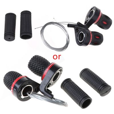 caralin 1 Pair Derailleur Grips icycle Lever Transmission Twist Grip Speed Change B Plastic