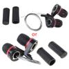 caralin 1 Pair Derailleur Grips icycle Lever Transmission Twist Grip Speed Change B Plastic view 1