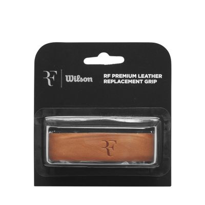 Wilson RF Leather Tennis Replacement Grip - Brown