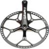 BESNIN Crankset 53T 56T 58T Single Speed Bike Crankset 170mm BCD Single Crankarms for Bicycle Square crankset Black (56T) view 3