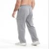 AIFARLD Mens Sweatpants Baggy Casual Cargo Sweat Pants for Men Straight Leg Lounge Drawstring with Pockets Open Bottom Light Grey view 4