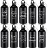10 Pcs Inspirational Christian Gifts for Women Men, 20 oz Aluminum Water Bottle with Encouragement Scripture, Faith-Based Travel Mug Religious Confirmation Gifts Bulk Easter Church Gift(Black) view 1