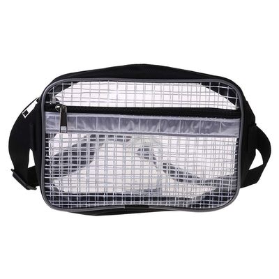 caralin Anti-Static Cleanroom Clear Tool Bag Full Cover PVC for Engineer Waist Bag Fanny, As Pic Shows