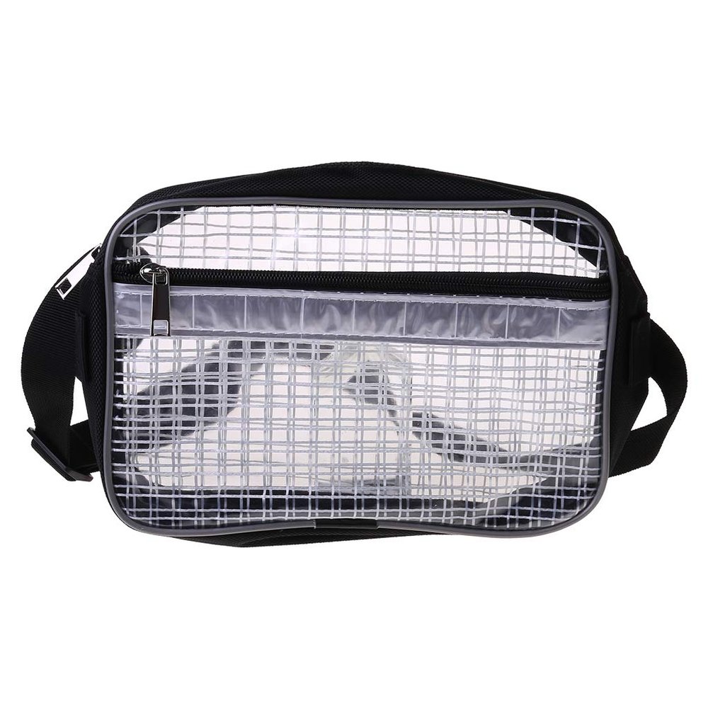 caralin Anti-Static Cleanroom Clear Tool Bag Full Cover PVC for Engineer Waist Bag Fanny, As Pic Shows
