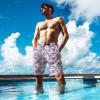 SQPO Crocodile Mens Swim Trunks with Compression Liner Quick Dry Zipper Pocket Bathing Suit for Beach Summer 3X-Large view 3