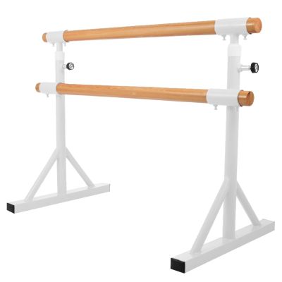 Ballet bar,Adjustable Dance Stick,Double Pole Ballet Barre Freestanding Dancing Exercise Bar Professional Adjustable Ballet Barre Basic Dance Skills Leg Press Stick for Household Studio Gym(1.5m)