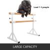Ballet bar,Adjustable Dance Stick,Double Pole Ballet Barre Freestanding Dancing Exercise Bar Professional Adjustable Ballet Barre Basic Dance Skills Leg Press Stick for Household Studio Gym(1.5m) view 4