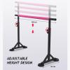 Ballet bar,Adjustable Dance Stick,Ballet Barre Professional Detachable Mobile Ballet Bar Length 1.5m Height Adjustable Yoga Dance Stretch Sticks Freestanding Portable Ballet Pole Triangle Support for view 2