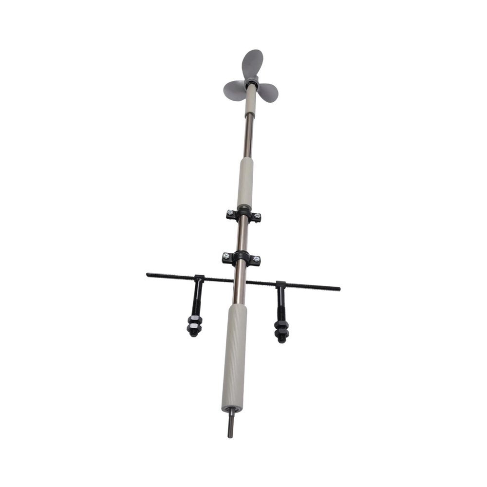 SM SunniMix Electric Drill Handheld Propeller Boat Kayak Stand Portable Trolling Motor Canoe Adjustable Hand Push Oar Boat Hand Propeller, 1M