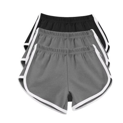 JOFOW Workout Shorts Women's Athletic Shorts Flowy Athletic Shorts for Women Shorts Women (3-E-3pcs,Small)