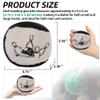 TonGass Microfiber Ultra Dry Bowling Grip Ball, Microfiber Bowling Grip Bags, Bowlings Powder Bag for Hands Use - Black & Grey view 2