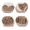 YOUNGER TREE Kids Toddler Dress Baby Girls Fall Dresses Ruffle Long Sleeve Bowknot Casual Winter Dress for Girl(2-3T,Brown) view 4