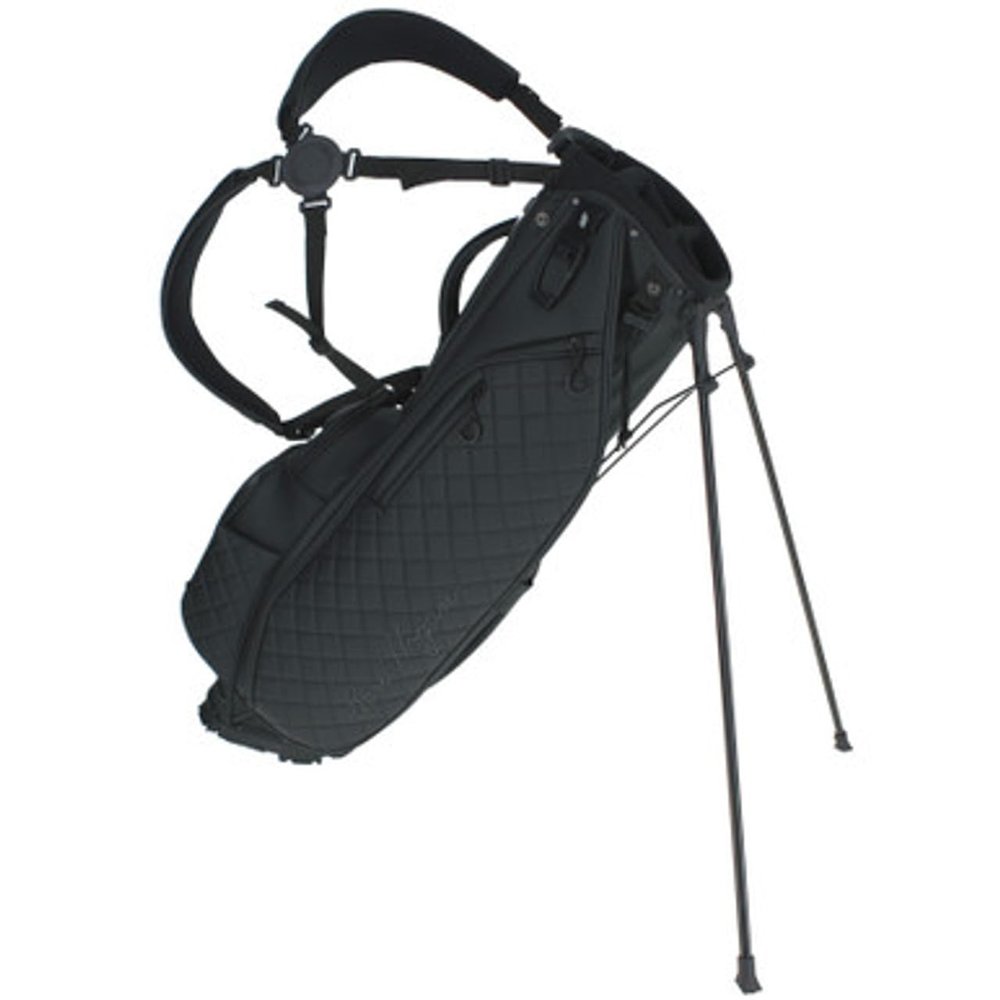 Ben Hogan Signature Synthetic Leather Stand Bag (Black)