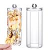 Caralin Minimalist Clear Scrunchie Holder Organizer for Hair Accessories, Cotton Pads, Makeup Remover Pads, Hair Ties, Storage Travel view 4