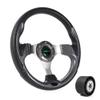 RASTP Boat Steering Wheel with 3/4 Axle Marine Steering Wheel Adapter for Most Marine boats,Vessels,Yachts,Pontoons Boat (Style C- Pane) view 2