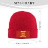 1974 50th Birthday Gifts for Women Men, Vintage 1974 Limited Edition Beanie Mrs Mr EST Knit Hat Warm Ski Winter Hat Red view 3