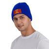 1974 50th Birthday Gifts for Women Men, Vintage 1974 Limited Edition Beanie Mrs Mr EST Knit Hat Warm Ski Winter Hat Blue view 4