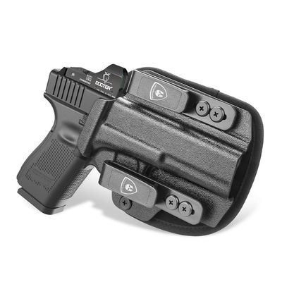 WARRIORLAND IWB Hybrid Kydex&Nylon Gun Holster for Glock 17/21/ 22/34 Gen 3 4 5 & Glock 31 Gen 3 4 & MOS, Optics Cut Pistol Holster, Concealed Carry Holster for Men/Women, Right Hand