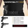 WARRIORLAND IWB Hybrid Kydex&Nylon Gun Holster for Glock 17/21/ 22/34 Gen 3 4 5 & Glock 31 Gen 3 4 & MOS, Optics Cut Pistol Holster, Concealed Carry Holster for Men/Women, Right Hand view 2