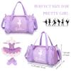 Roycraft Personalized Ballet Dance Bag for Girls Custom Name Bag Gymnastics with Adjustable Shoulder Strap view 4