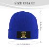 1974 50th Birthday Gifts for Women Men, Vintage 1974 Limited Edition Beanie Mrs Mr EST Knit Hat Warm Ski Winter Hat Blue view 3