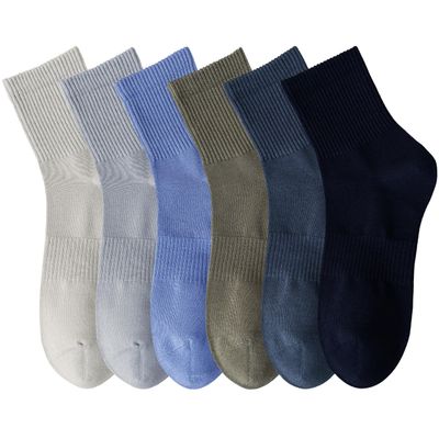 MAGIARTE Mens Mini Crew Above Ankle Pure Cotton Athletic Casual Multicolor Running Socks for men 6 Pack(Color#07XL)