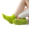 3/6 Pairs Cute Pilates Socks with Grips,Yoga Socks Barre Sock Non Slip Embroidery for Barre Ballet Workout (US, Numeric, 5, 9, Regular, Regular, 3Pairs-1Cream Yellow1Fluorescent Green1Baby Blue) view 2