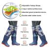 YXLYFDLY Hip Waders Sturdy PVC Hip Boots, Waterproof Camo Mens Hip Waders Fit Foot Shape, for Hunting Marshes Fishing(6) view 3