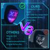 JDBMAOYE Led Mask, Lighted Up Mask with Gesture Sensing,Led Mask Costume for Halloween Costume,Masquerade,Cosplay Party view 4