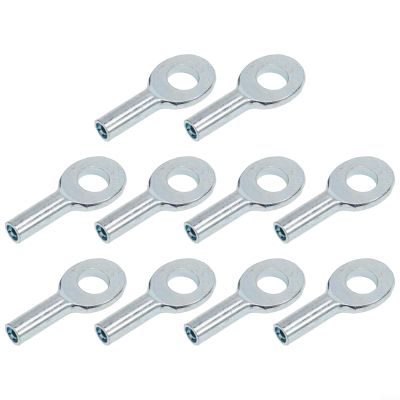 10 Pcs Gym Pulley Machine Cable Eyelet Terminal Interface Port, Gym Machine Accessories For 5Mm/6mm Cable Ball Stopper Interface Port Components For Various Equipment Cables(5mm)