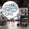 10 Pcs Gym Pulley Machine Cable Eyelet Terminal Interface Port, Gym Machine Accessories For 5Mm/6mm Cable Ball Stopper Interface Port Components For Various Equipment Cables(5mm) view 3
