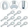 10 Pcs Gym Pulley Machine Cable Eyelet Terminal Interface Port, Gym Machine Accessories For 5Mm/6mm Cable Ball Stopper Interface Port Components For Various Equipment Cables(5mm) view 4