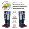 YXLYFDLY Hip Waders Blue Camo Hip Waders, Nylon Rubber Hip Boots Thick Oxford Sole, for Farming Gardening Lakes(6.5) view 3
