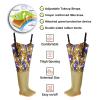 YXLYFDLY Hip Waders Yellow Camo Fishing Wader, Mens PVC Hip Waders Comfortable Flexibility, for Hunting Marshes(7.5) view 3