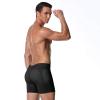HUSILKY Men's Underwear Boxer Briefs Tummy Control Body Shaper Padded Enhancing Underwear Butt Lifter Shapewear(Black,XX-Large) view 2