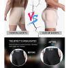 HUSILKY Men's Underwear Boxer Briefs Tummy Control Body Shaper Padded Enhancing Underwear Butt Lifter Shapewear(Skin color,Small) view 4